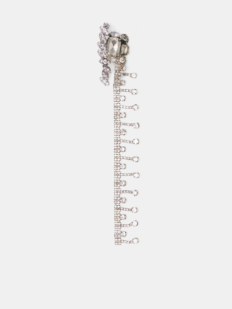 4D Grafted Sparks Clip Earrings (12590462501-SILVER)