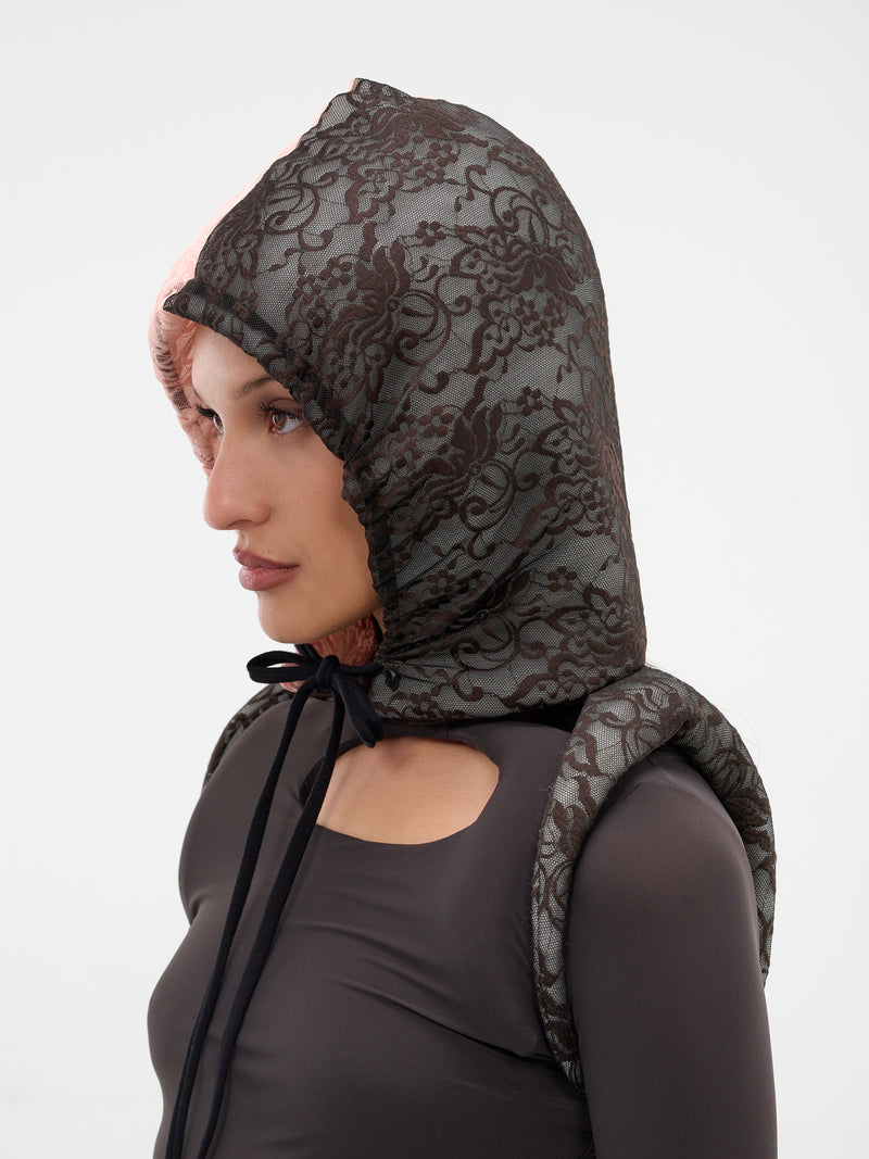 Two-Tone Lace Backpack Hood (12990322803-PRINT)
