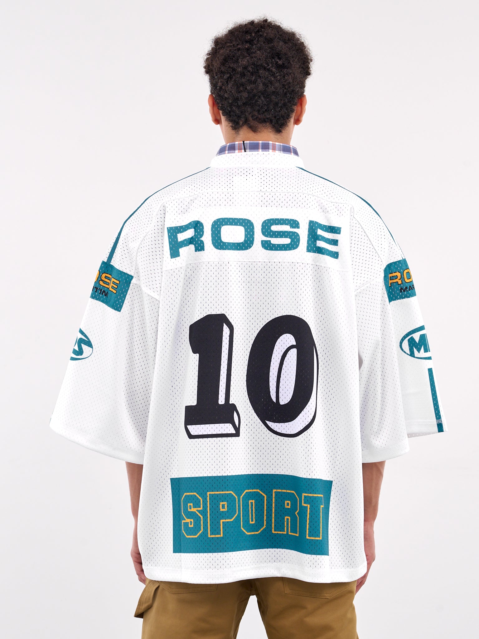 Printed Logo Jersey (129JT10000-WHITE)