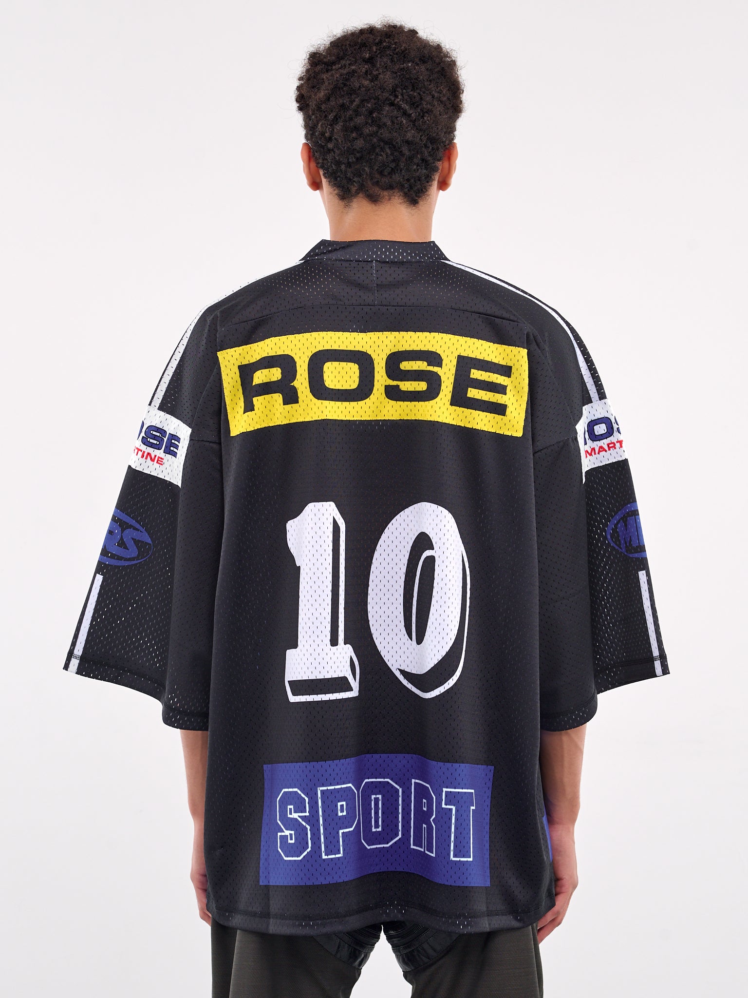 Printed Logo Jersey (129JT10001-BLACK)