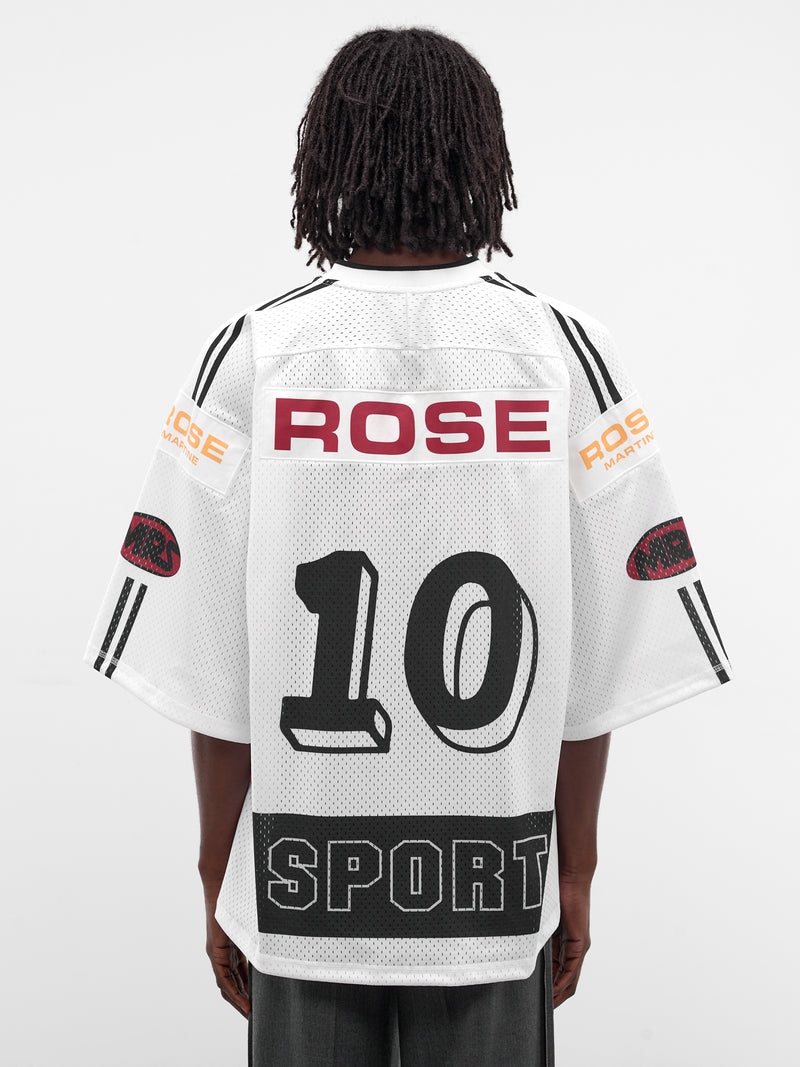 White Graphic Hockey Jersey (129JT10052-WHITE)