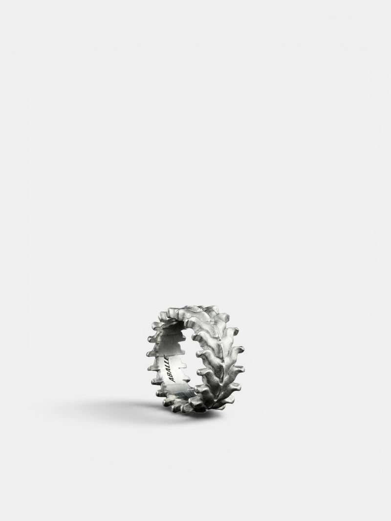 Silver Medium Spinale Immortale Ring (9001-SPINALE-IMMORTALE-MEDIUM-)