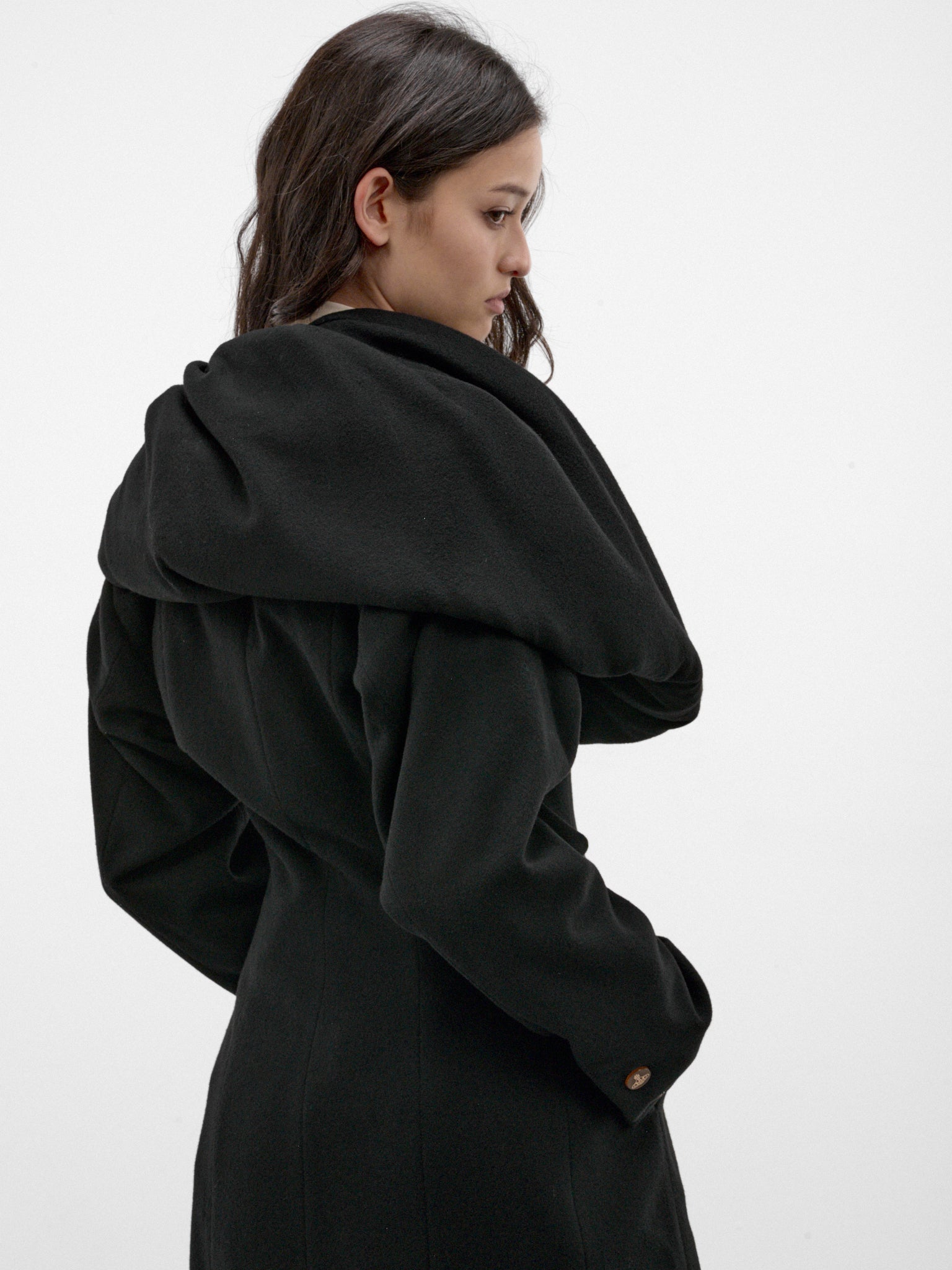 Black Wool-Cashmere Coat (1301002L-W01NA-BLACK)