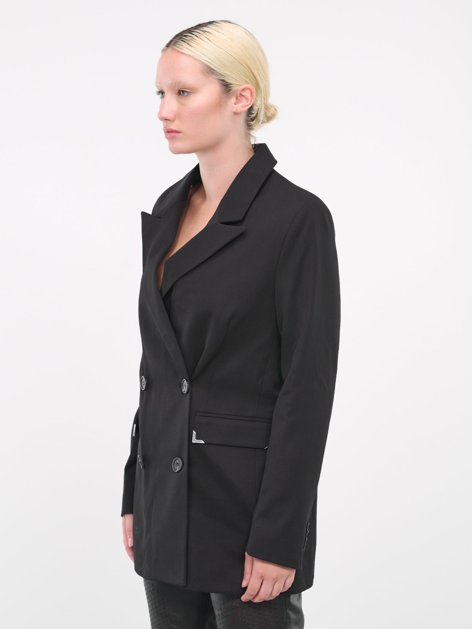 Boxy Suit Blazer (132827-BLACK)