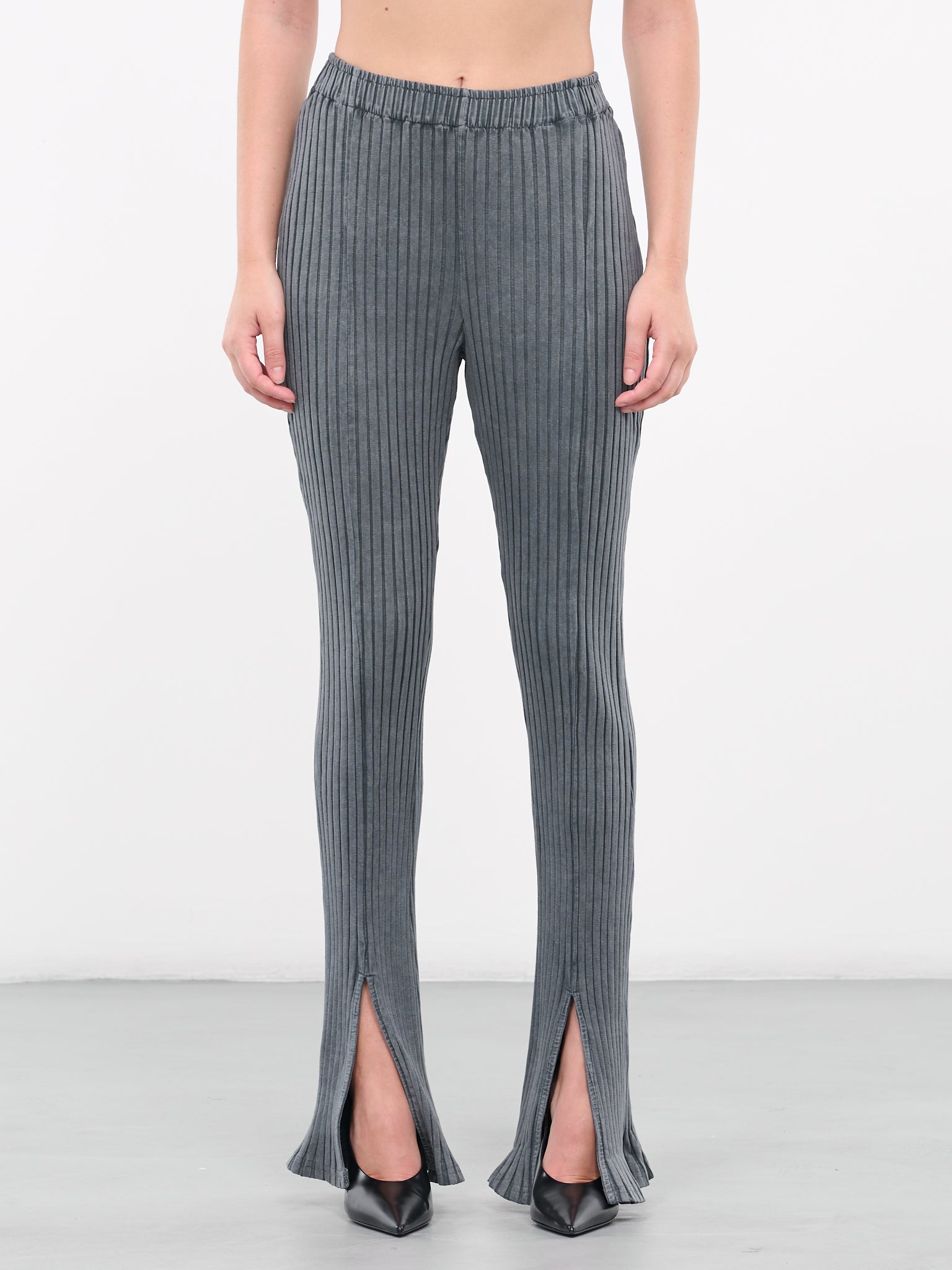 Slit Rib Trousers (133132-DARK-GREY)