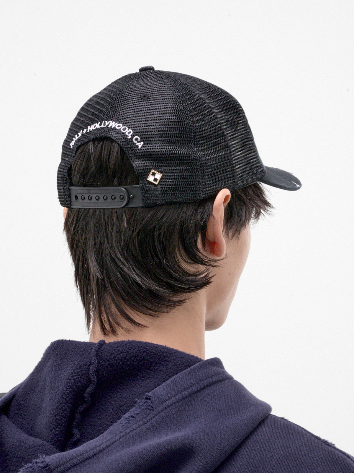 Black K. Angr Trucker Hat (13U003Q3018BLK-BLACK)