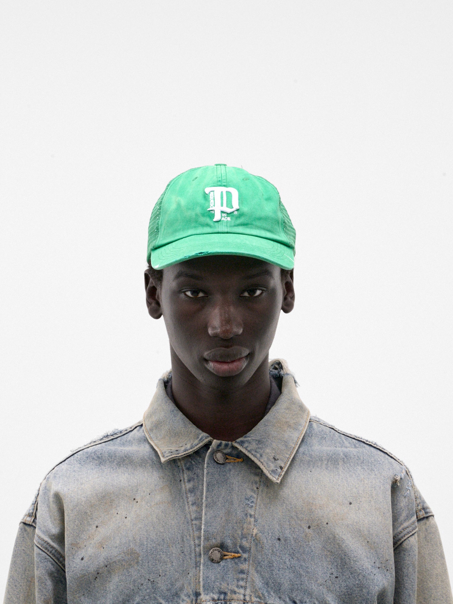 Green RIP Baseball Hat (13U006Q3018GRN-GREEN)
