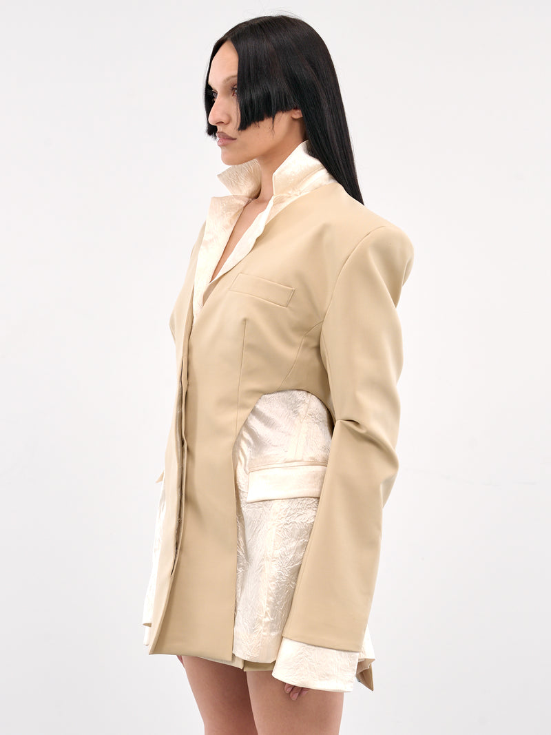 2 Part Tailoring Jacket (144-101-GEMINI-SAND)