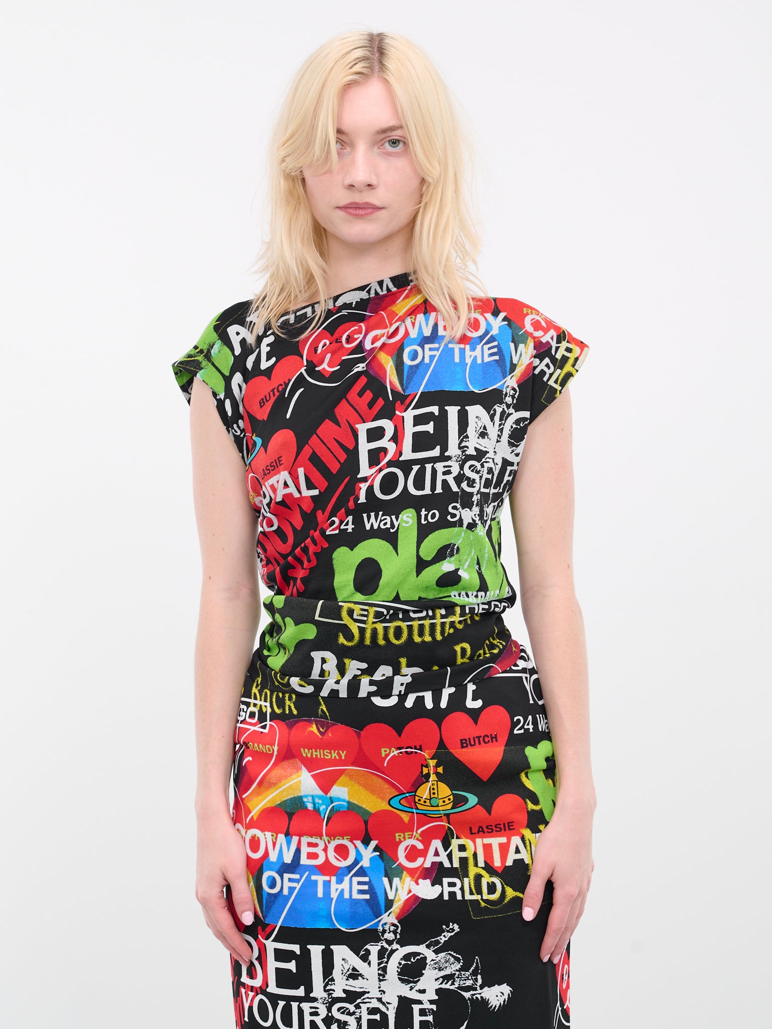 Graffiti Hebo Top (1504000A-J0057-O301-BLACK)