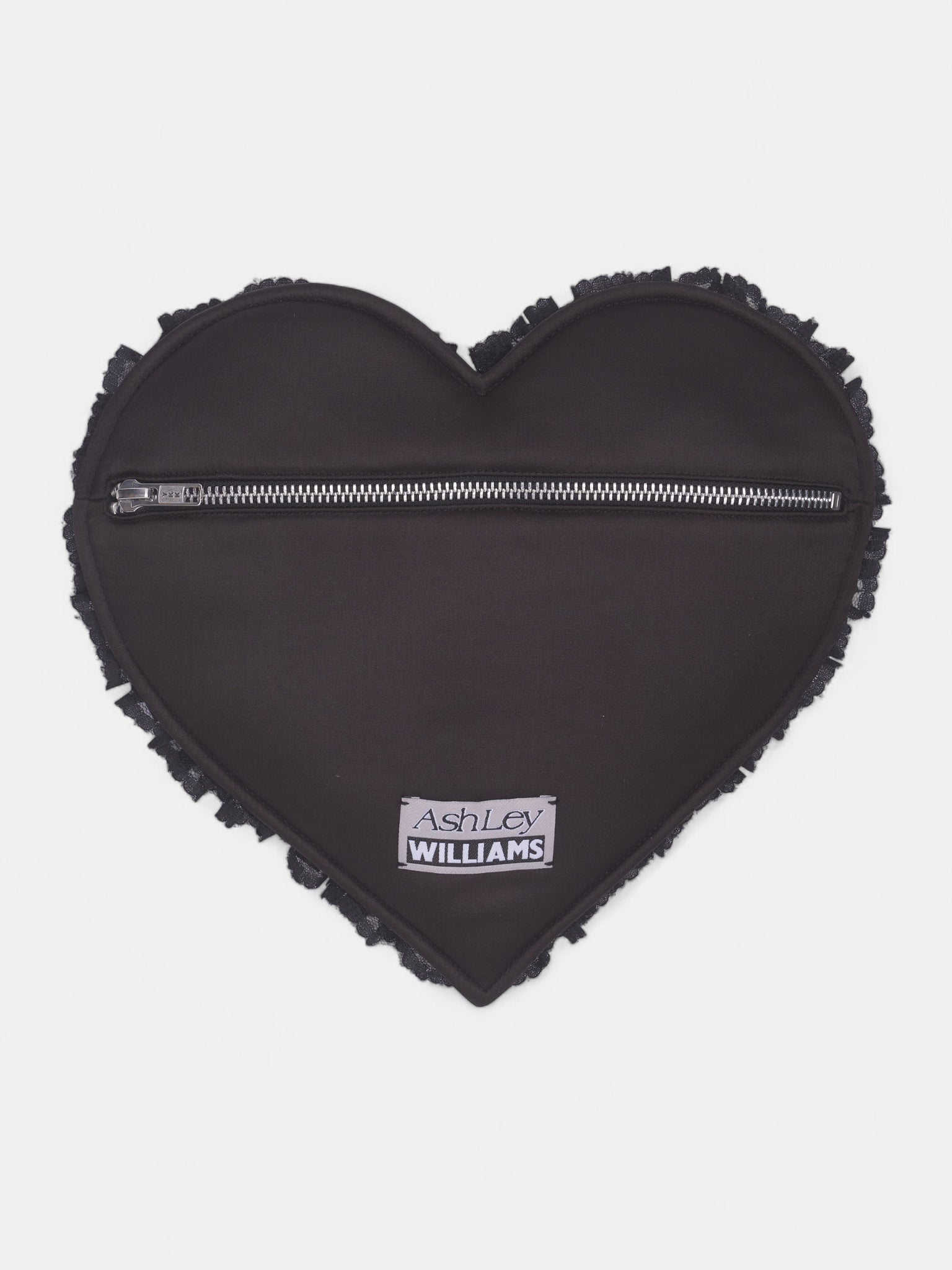 Black Bow Heart Clutch Bag (158-BLACK)