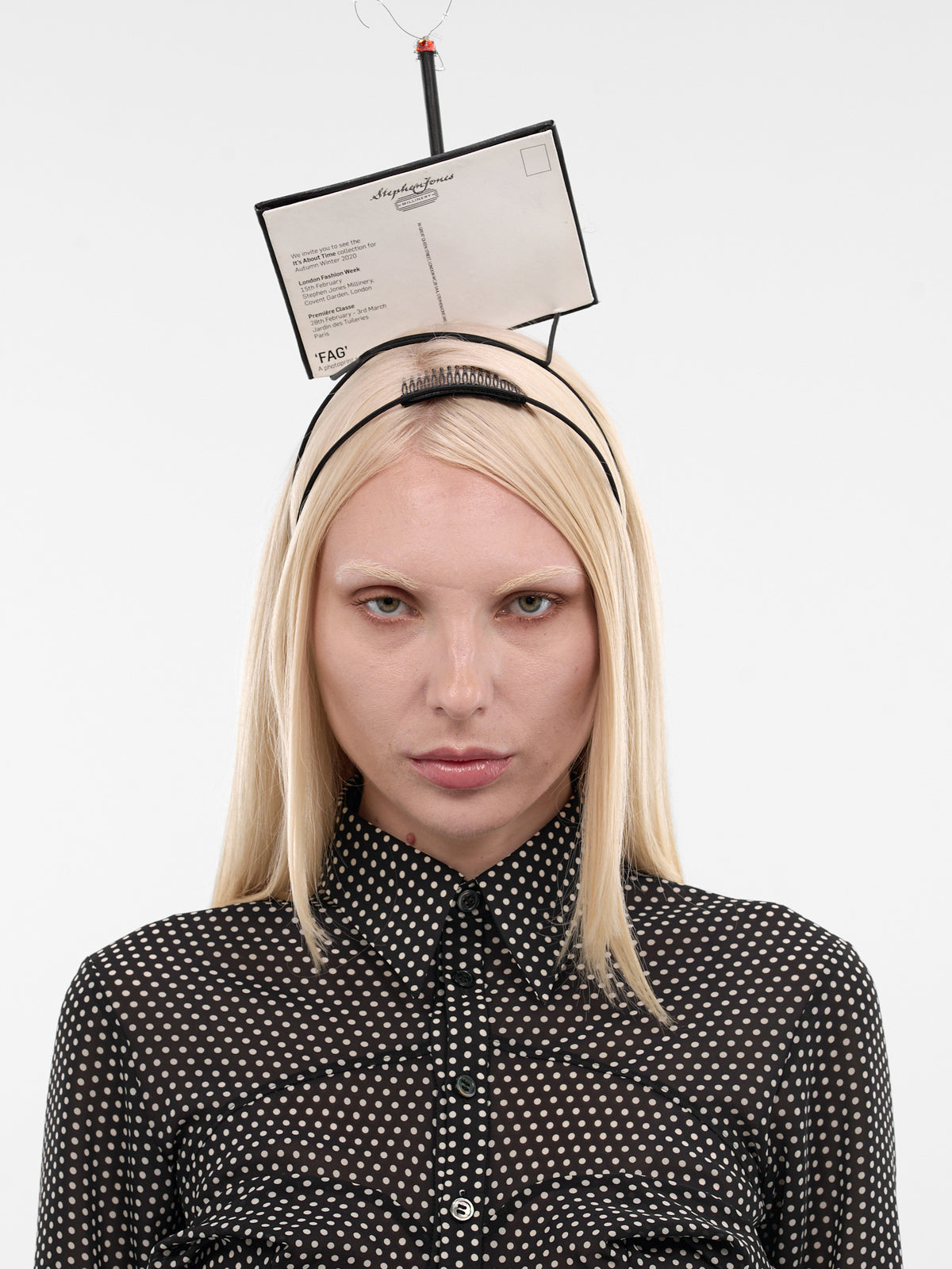 Gold-FAG Postcard Tiara (16-FAG-GOLD-BLACK)