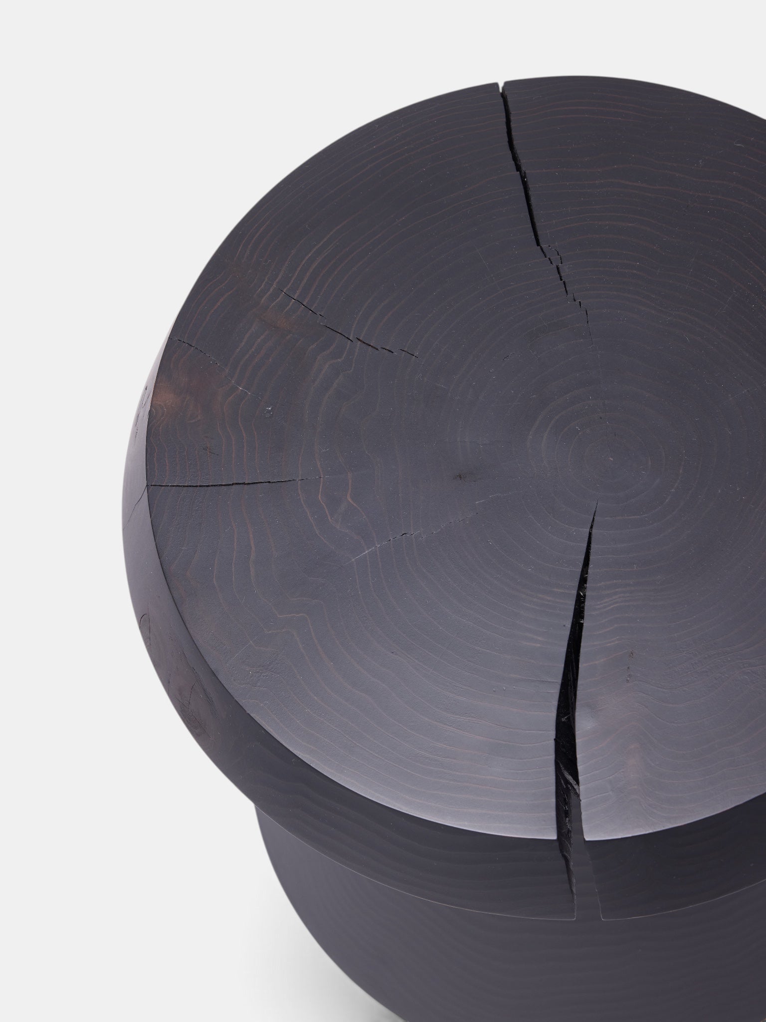 Toshiaki Umemoto Black Hourglass Stool (STOOL#2)