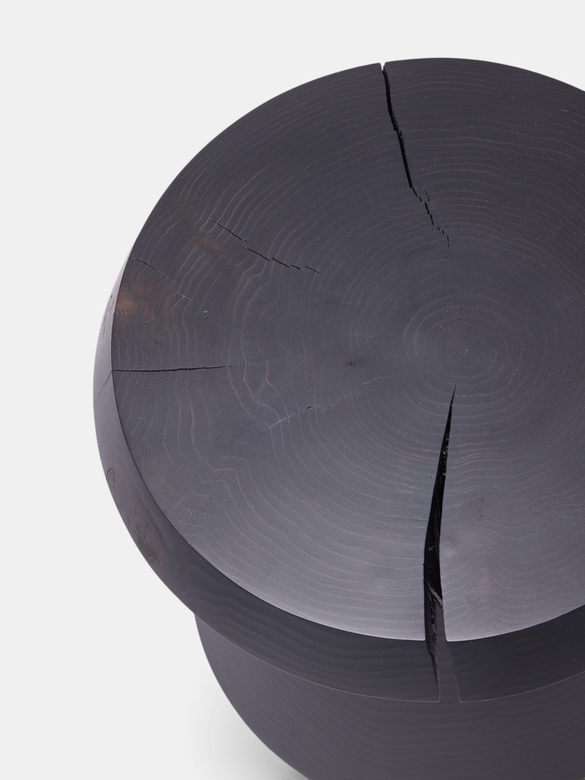 Toshiaki Umemoto Black Hourglass Stool (STOOL#2)