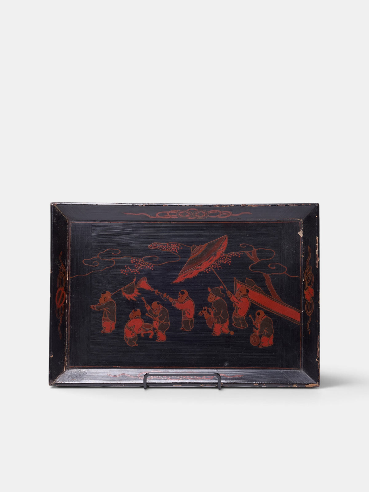 Vintage Pictorial Rectangular Tray (TRAY#2)