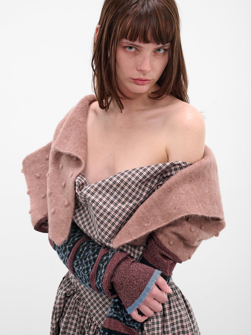 Brown Rubina Bolero Shrug (1803006N-Y003R-G404-BLUSH)