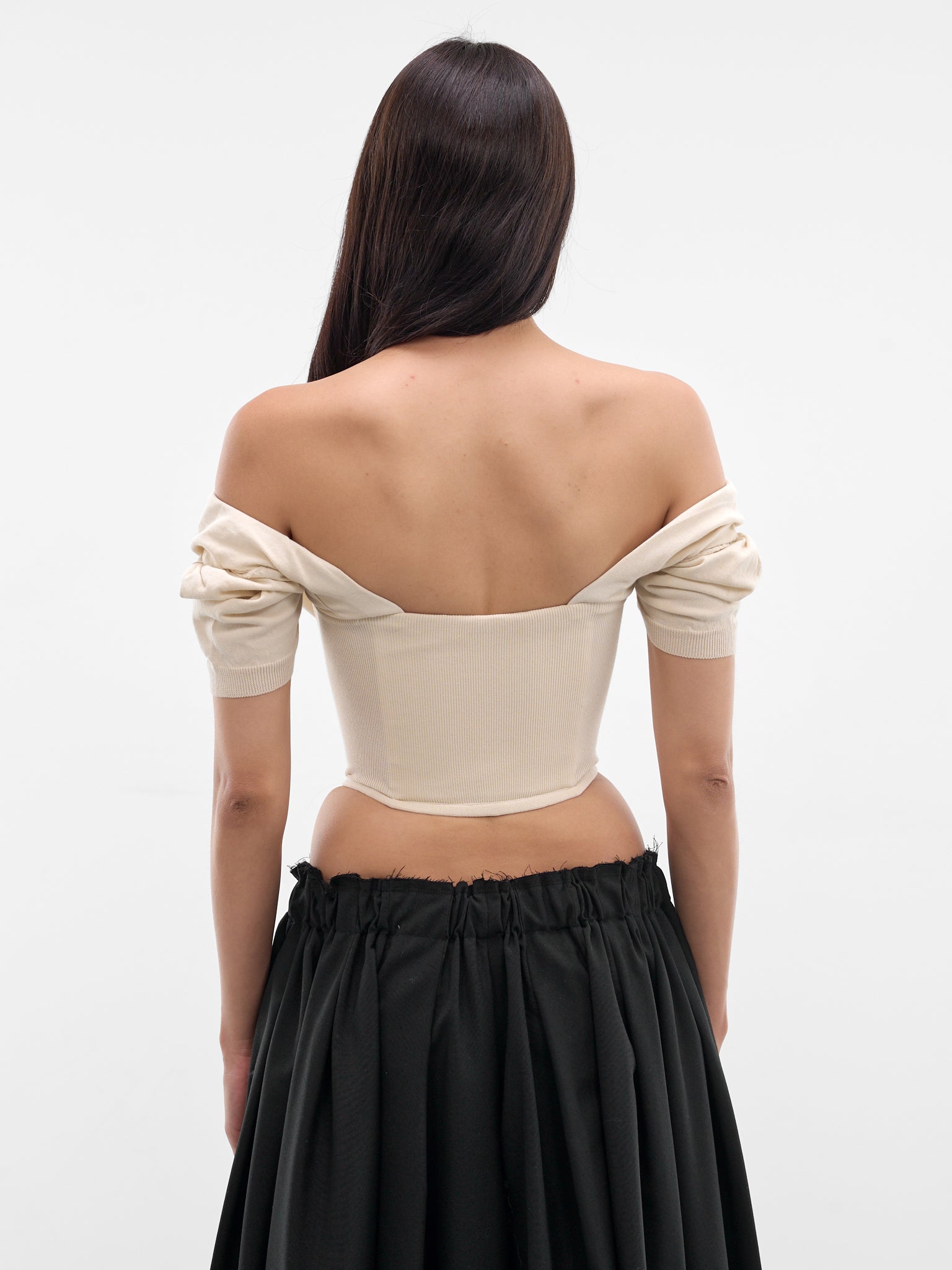 Cream Bea Corset Cardigan (1803007P-Y003F-CREAM)