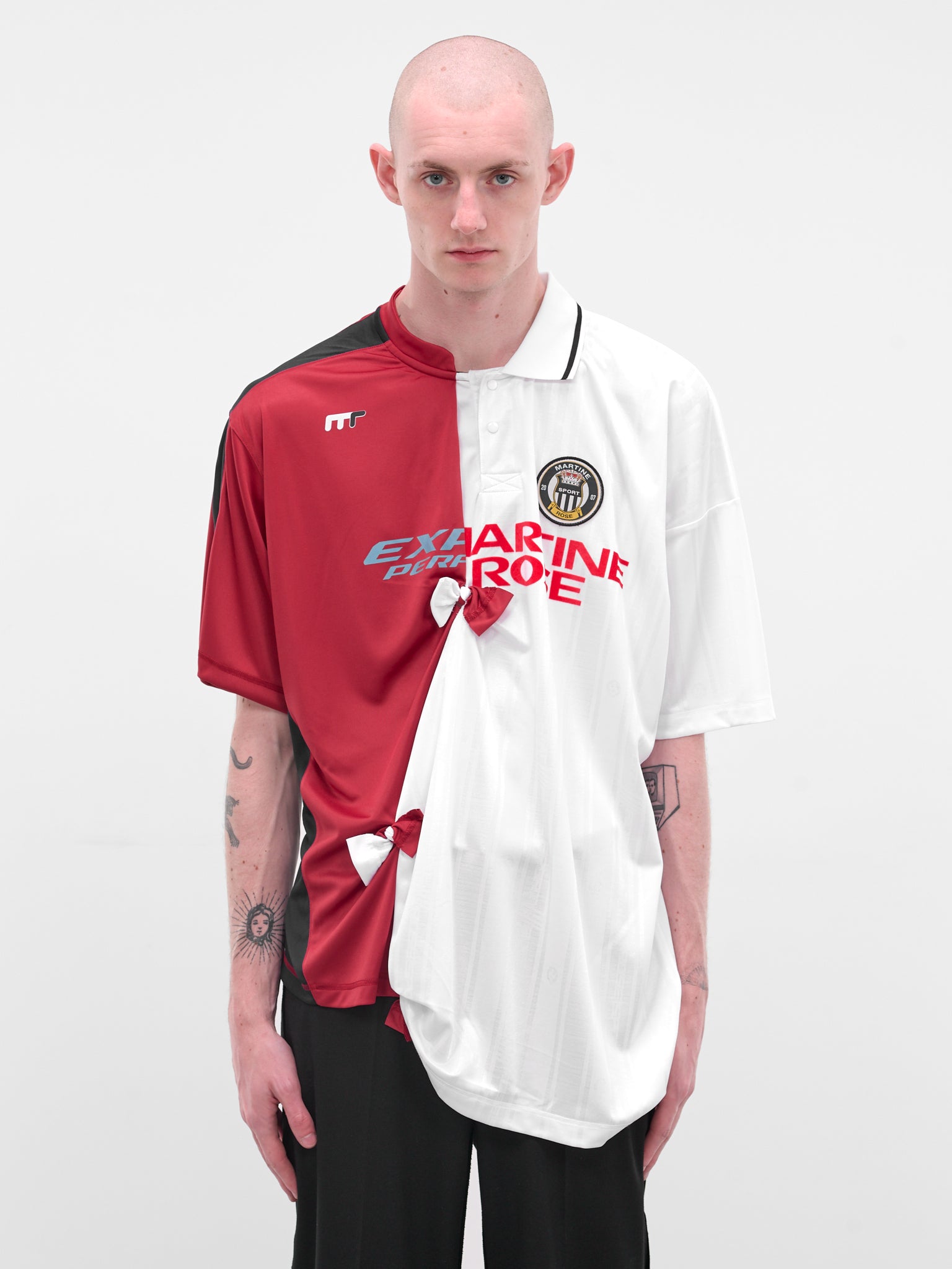 White Reconstructed Football Jersey (189JT14053-WHITE)