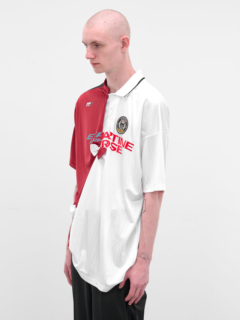 White Reconstructed Football Jersey (189JT14053-WHITE)