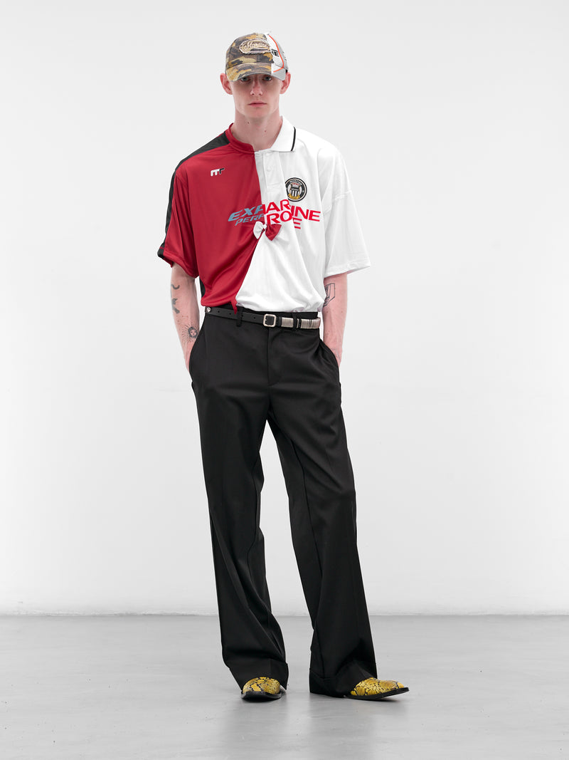 White Reconstructed Football Jersey (189JT14053-WHITE)