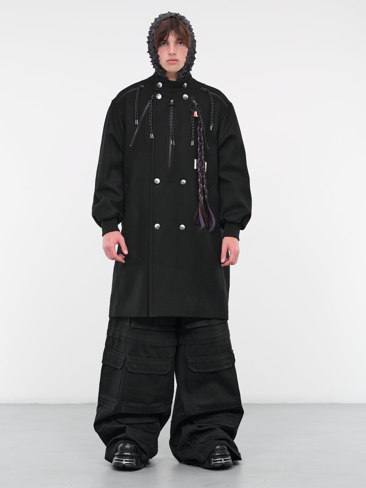 Mulit-Zip Coat (1930-BLACK)