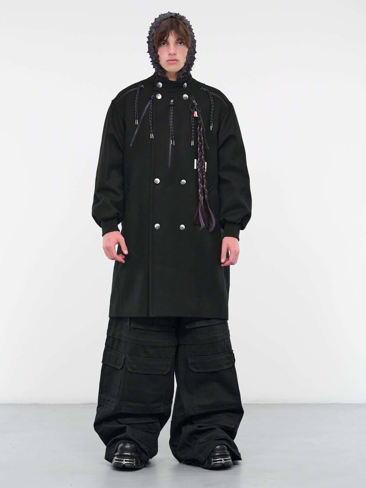 Mulit-Zip Coat (1930-BLACK)