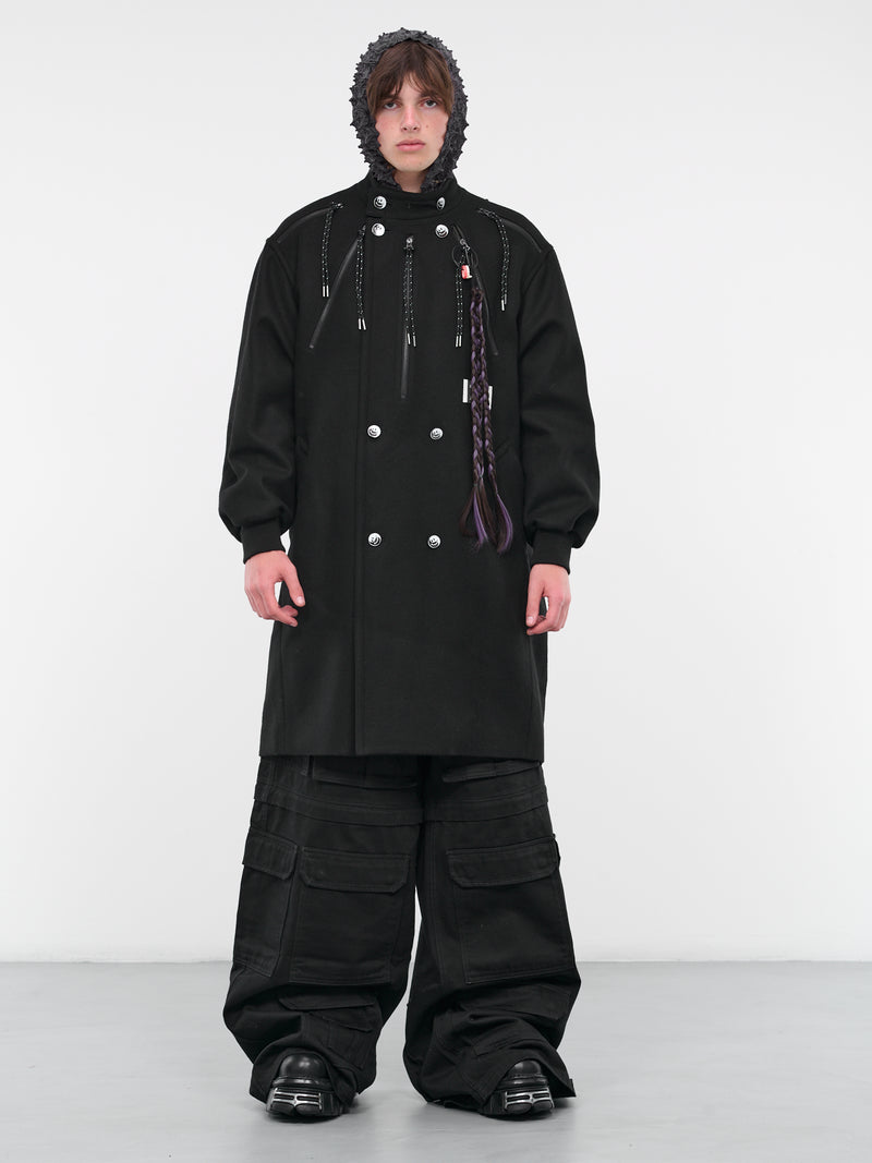 Mulit-Zip Coat (1930-BLACK)