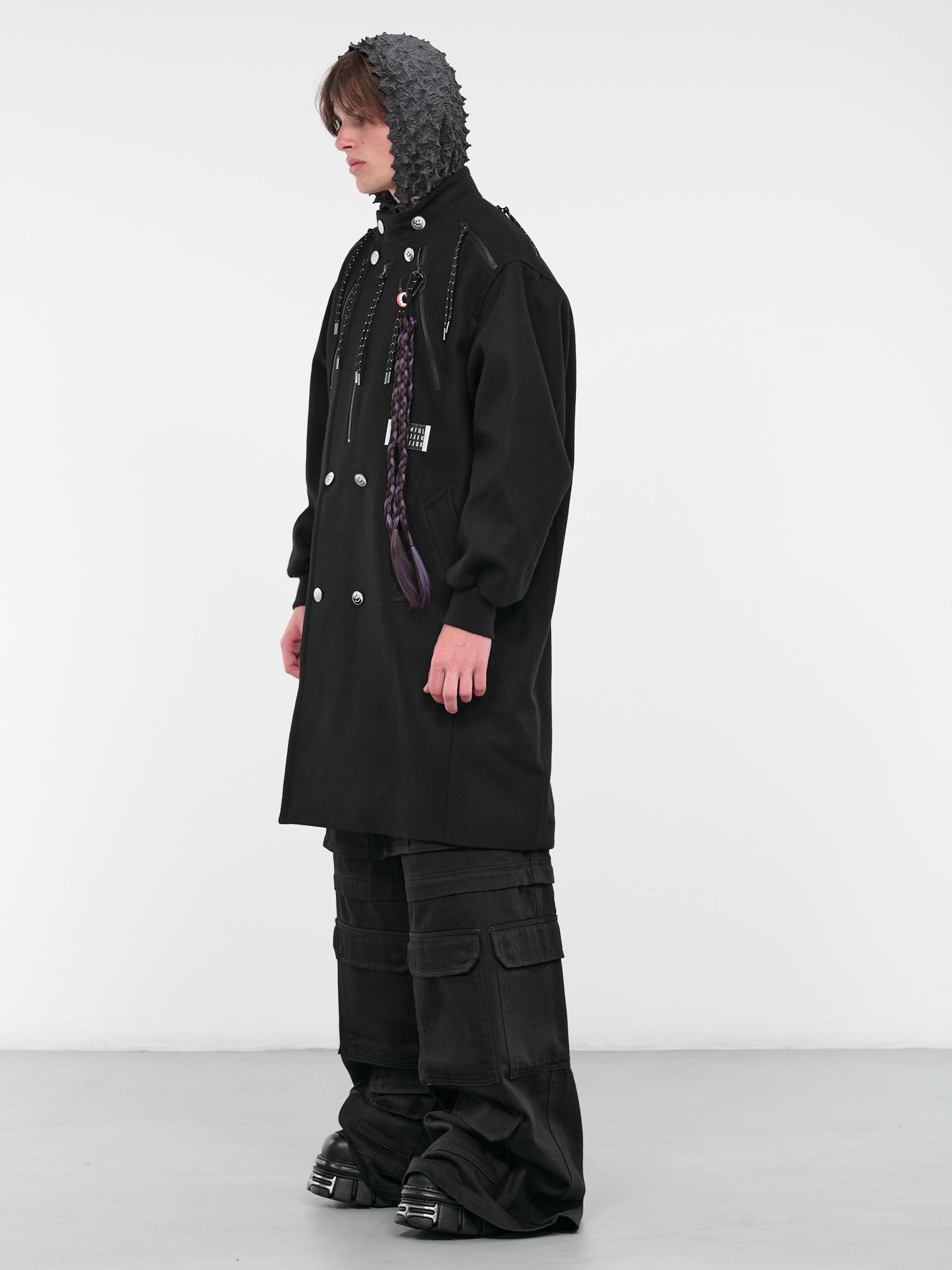 Mulit-Zip Coat (1930-BLACK)