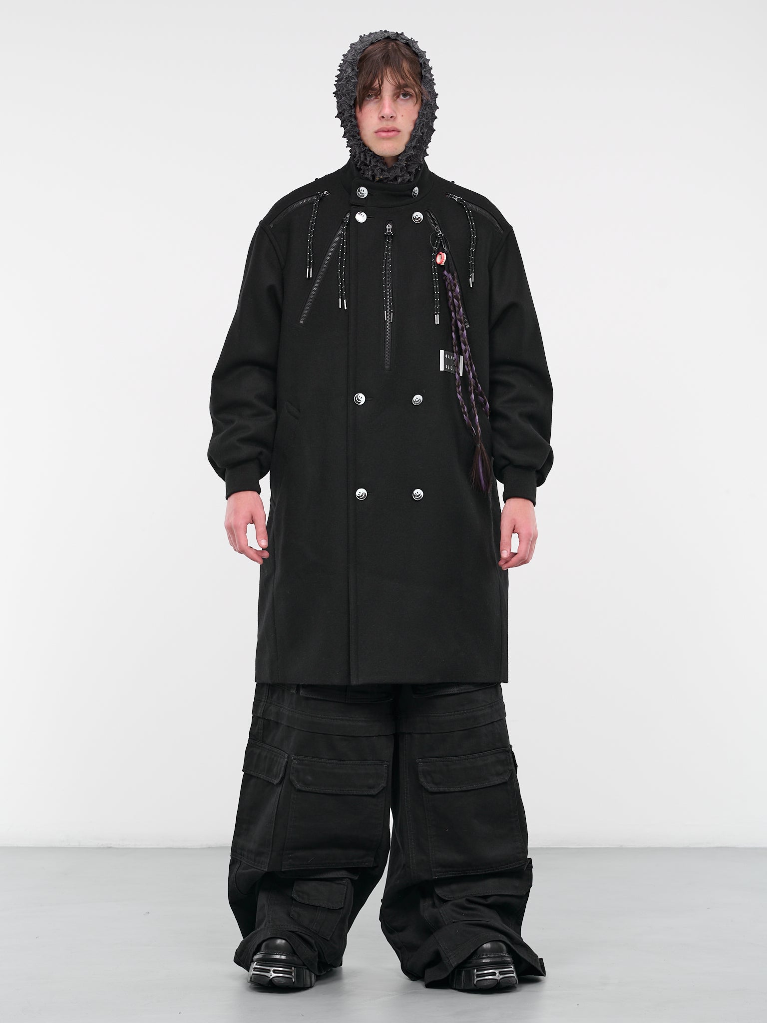 Mulit-Zip Coat (1930-BLACK)