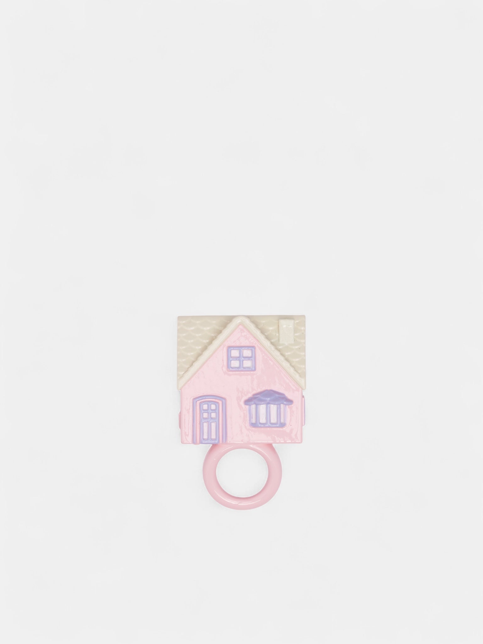 Pink Doll House Resin Ring (199-DOLL-HOUSE-CREAM)