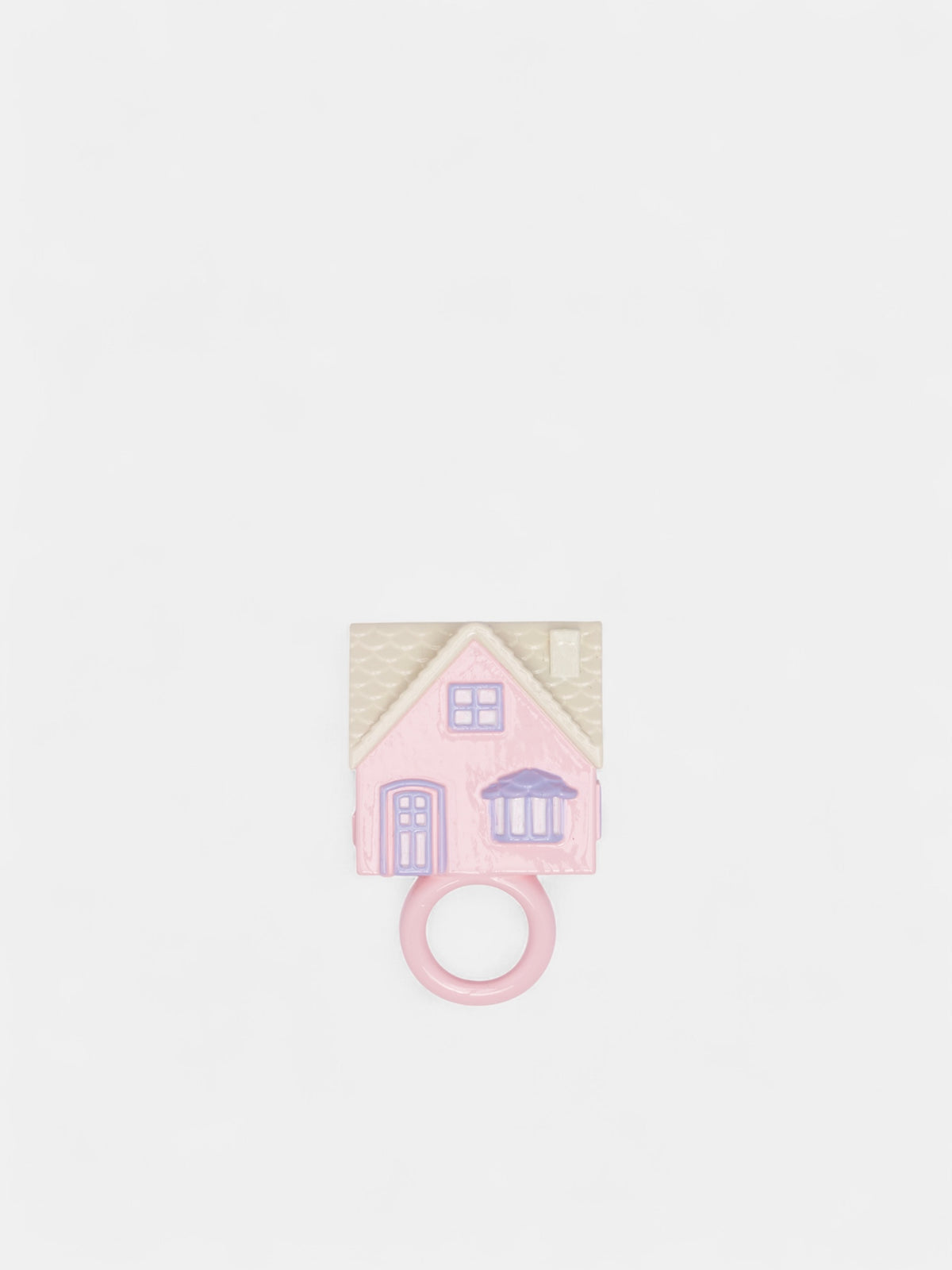 Pink Doll House Resin Ring (199-DOLL-HOUSE-CREAM)
