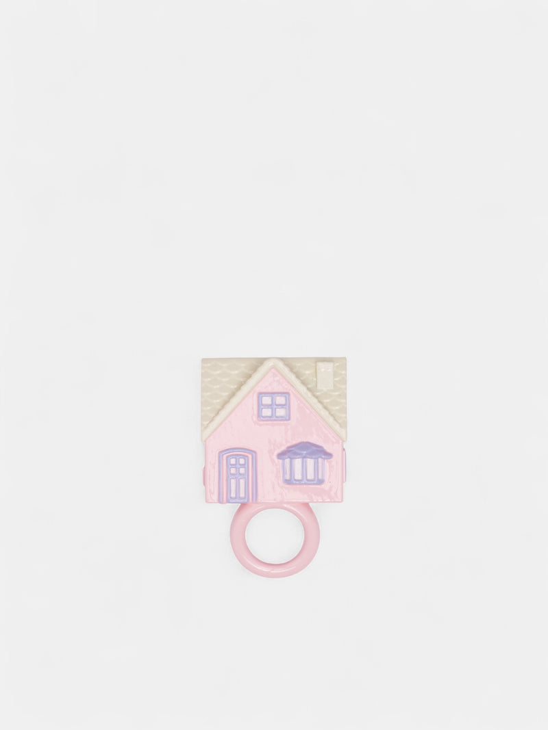 Pink Doll House Resin Ring (199-DOLL-HOUSE-CREAM)