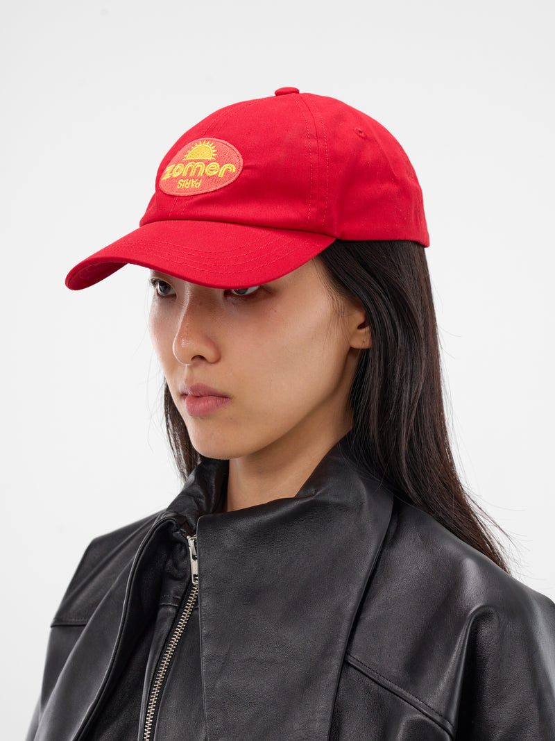 Red Vorte Embroidered Logo Cap (1CAP-VORTE-DEEP-RED)