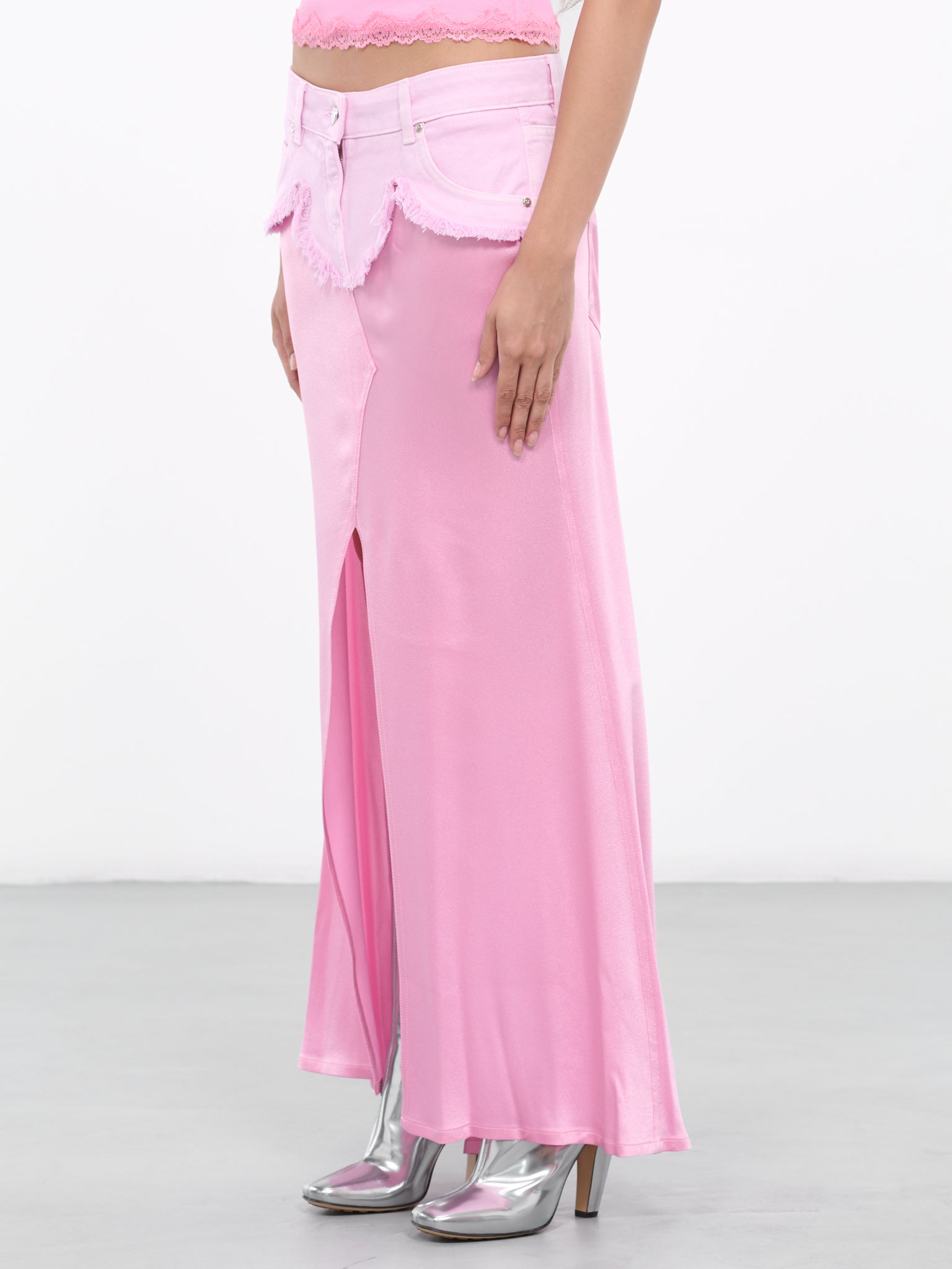 Jean Silk Skirt (2-2G154A-N0113-DALIA)