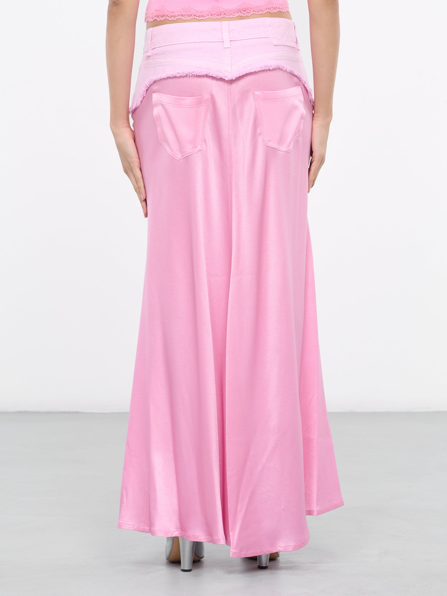 Jean Silk Skirt (2-2G154A-N0113-DALIA)