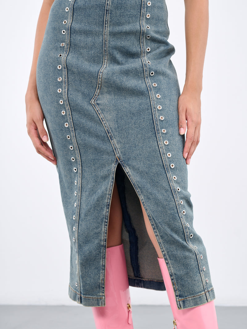 BLUMARINE Jean Dress | H.Lorenzo - detail 1