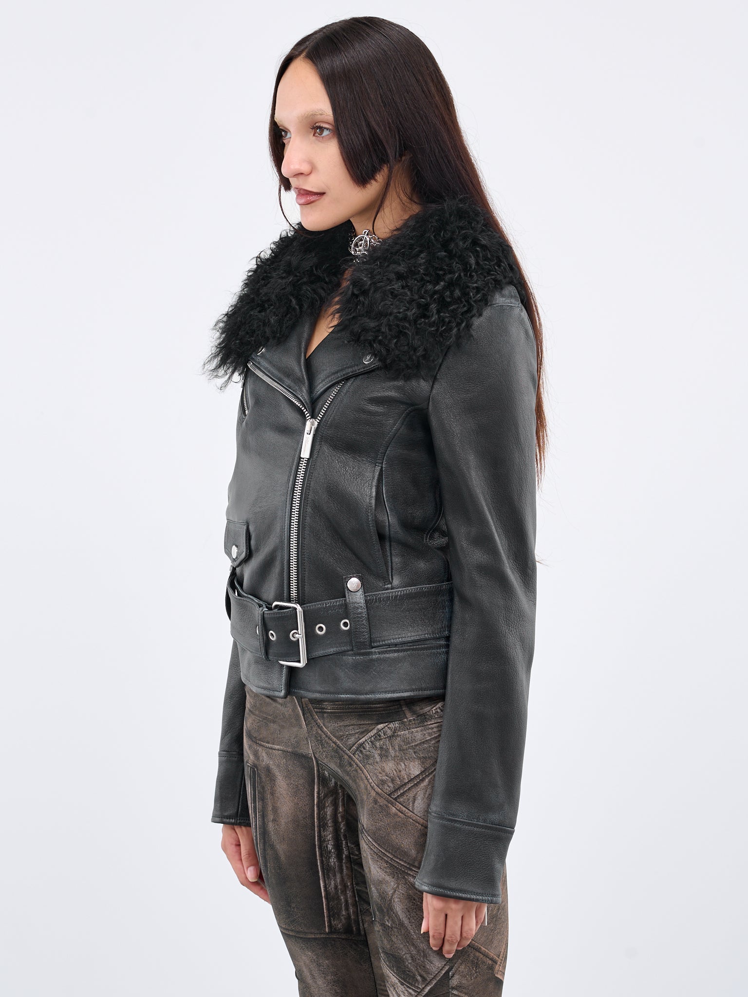 BLUMARINE Biker Jacket | H.Lorenzo - side