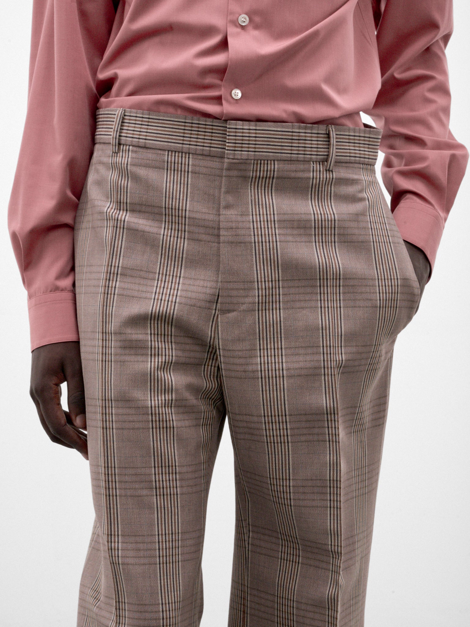Brown Plaid Elephant Trousers (2003-ELEPHANT-CC7-BROWN)