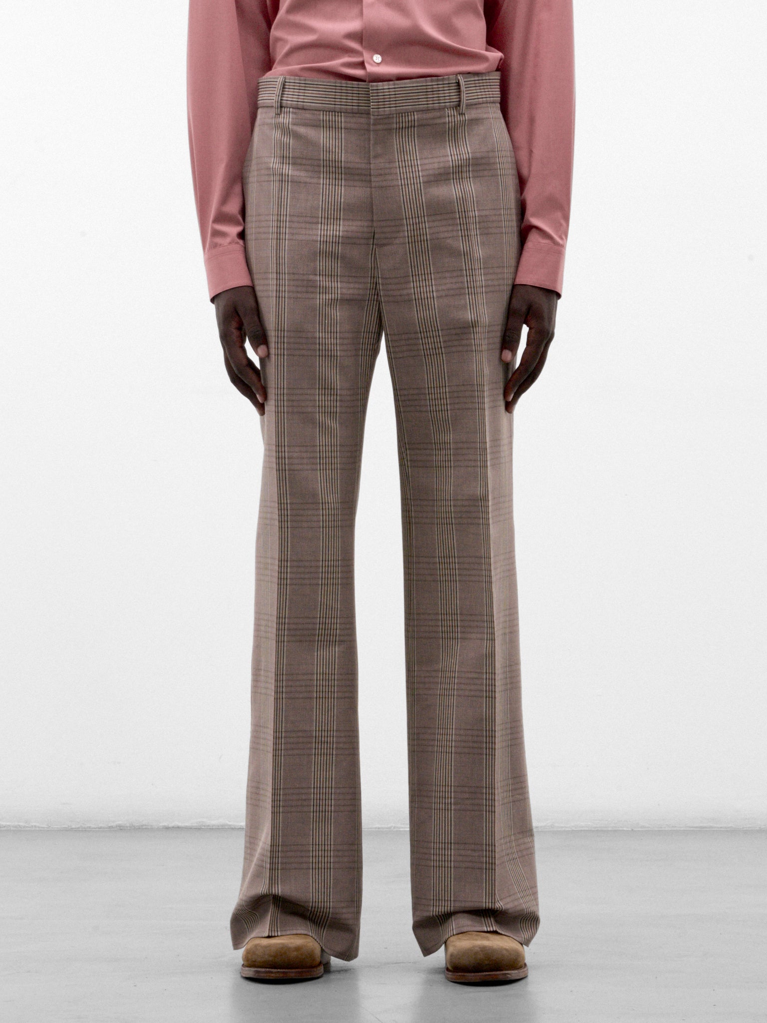 Brown Plaid Elephant Trousers (2003-ELEPHANT-CC7-BROWN)