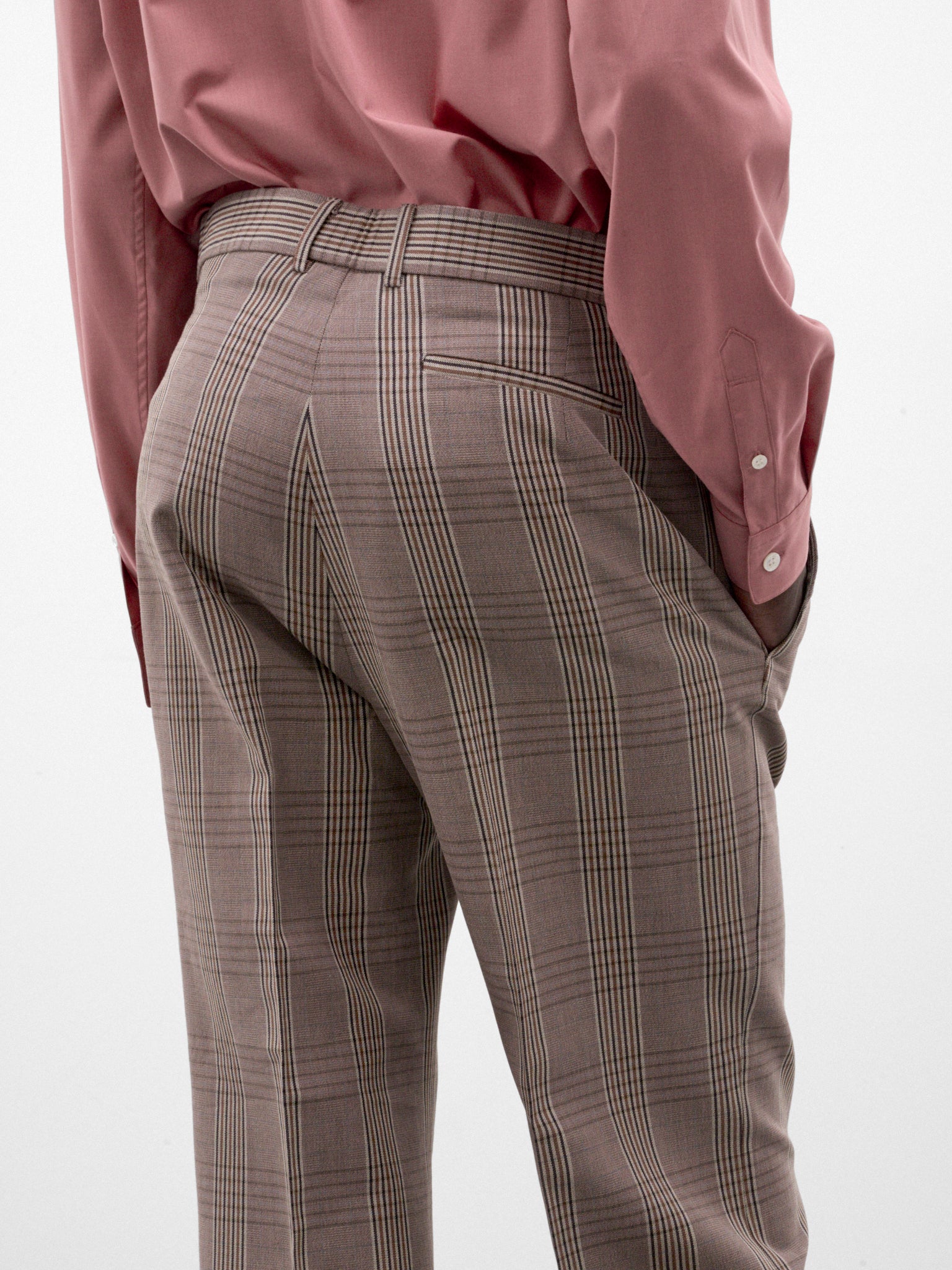 Brown Plaid Elephant Trousers (2003-ELEPHANT-CC7-BROWN)