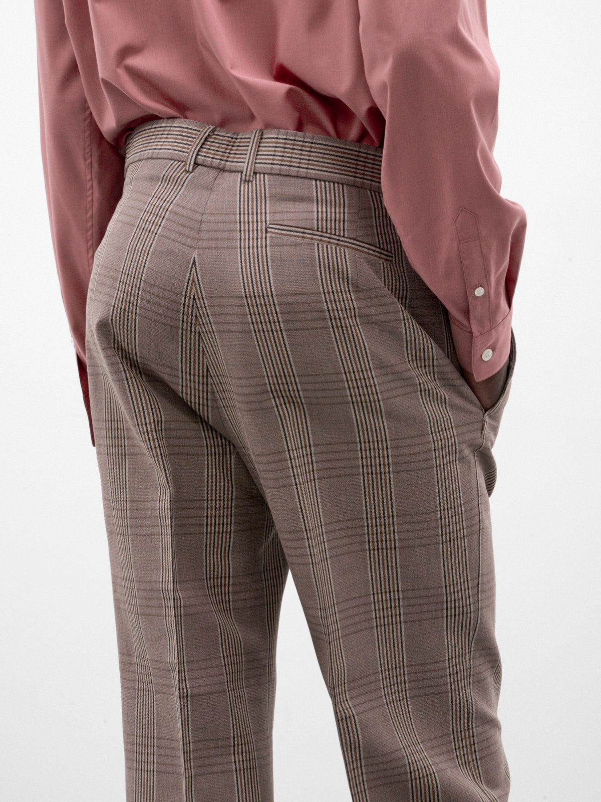 Brown Plaid Elephant Trousers (2003-ELEPHANT-CC7-BROWN)