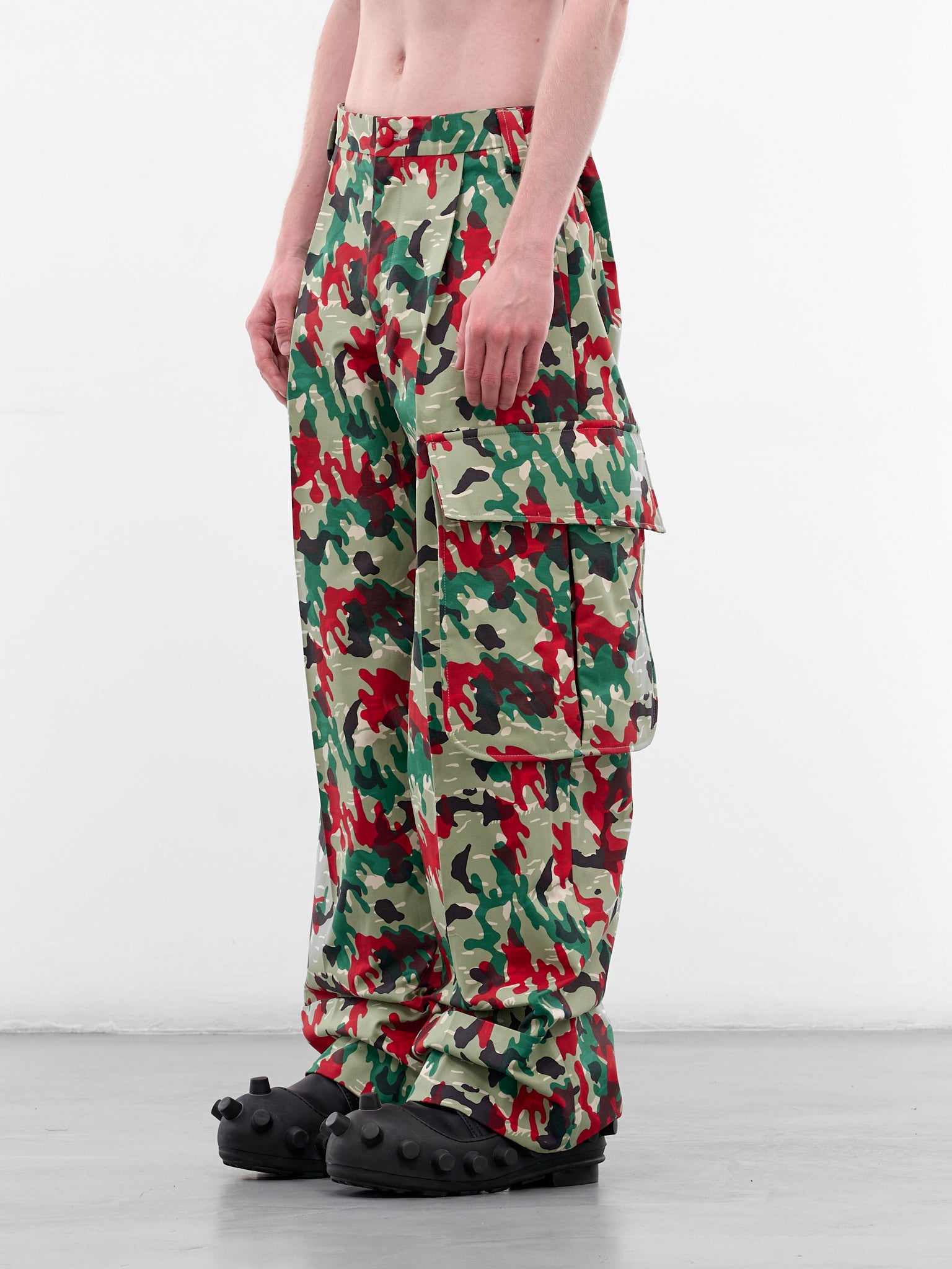 Multi-Color Camo Cargo Major Pants (2006-CC1-LIGHT-GREEN)
