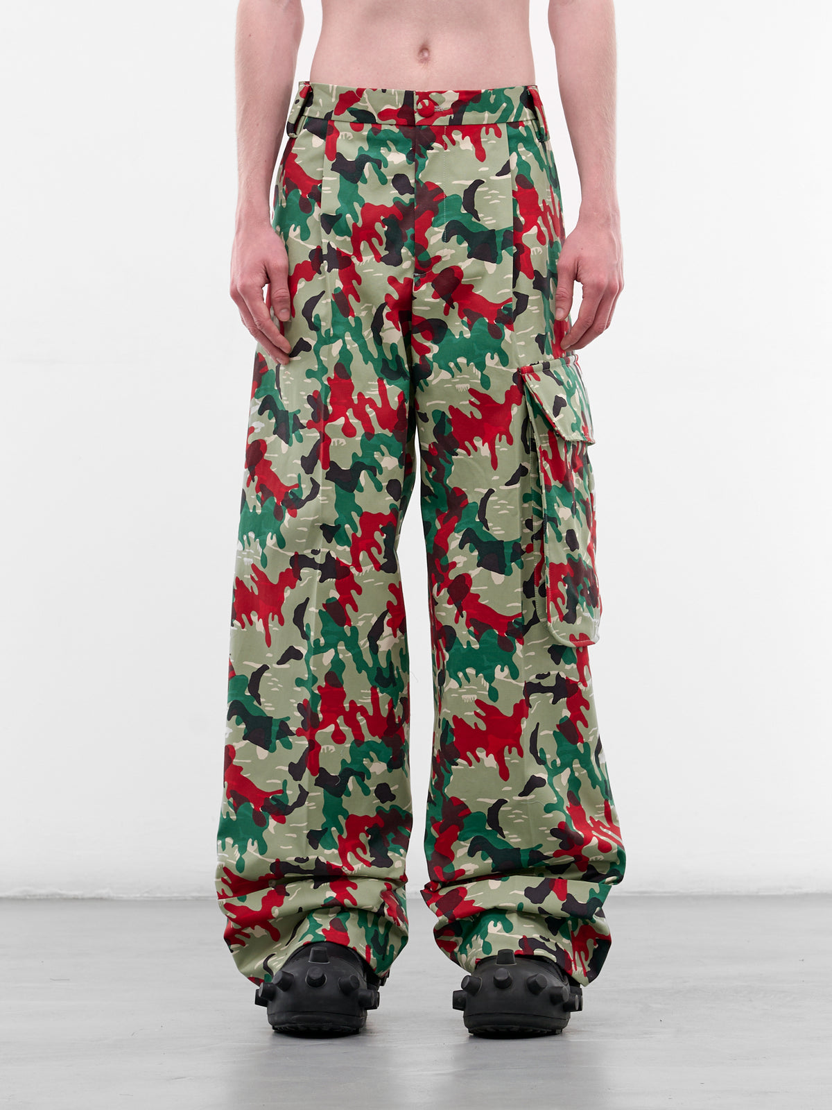 Multi-Color Camo Cargo Major Pants (2006-CC1-LIGHT-GREEN)