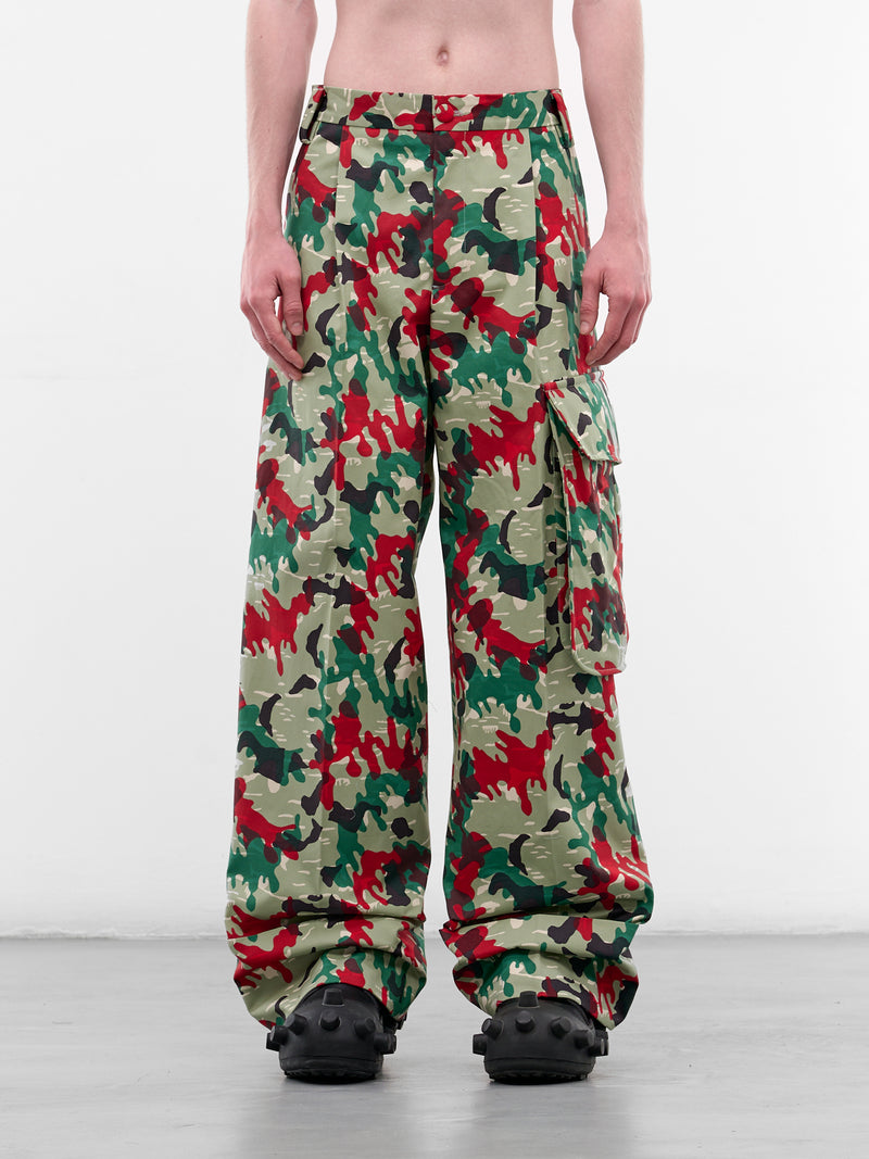 Multi-Color Camo Cargo Major Pants (2006-CC1-LIGHT-GREEN)