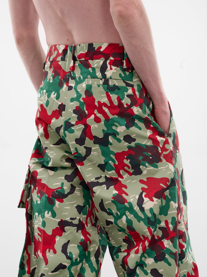 Multi-Color Camo Cargo Major Pants (2006-CC1-LIGHT-GREEN)