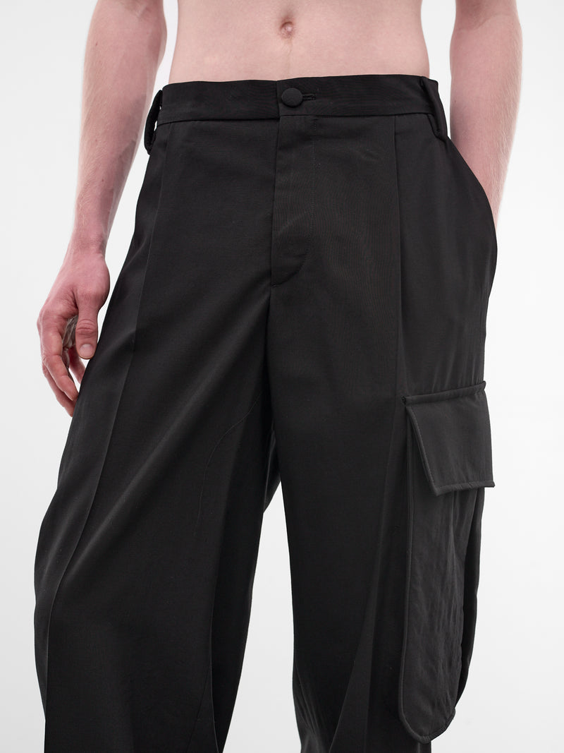 Black Cargo Major Pants (2006-CC24-BLACK)
