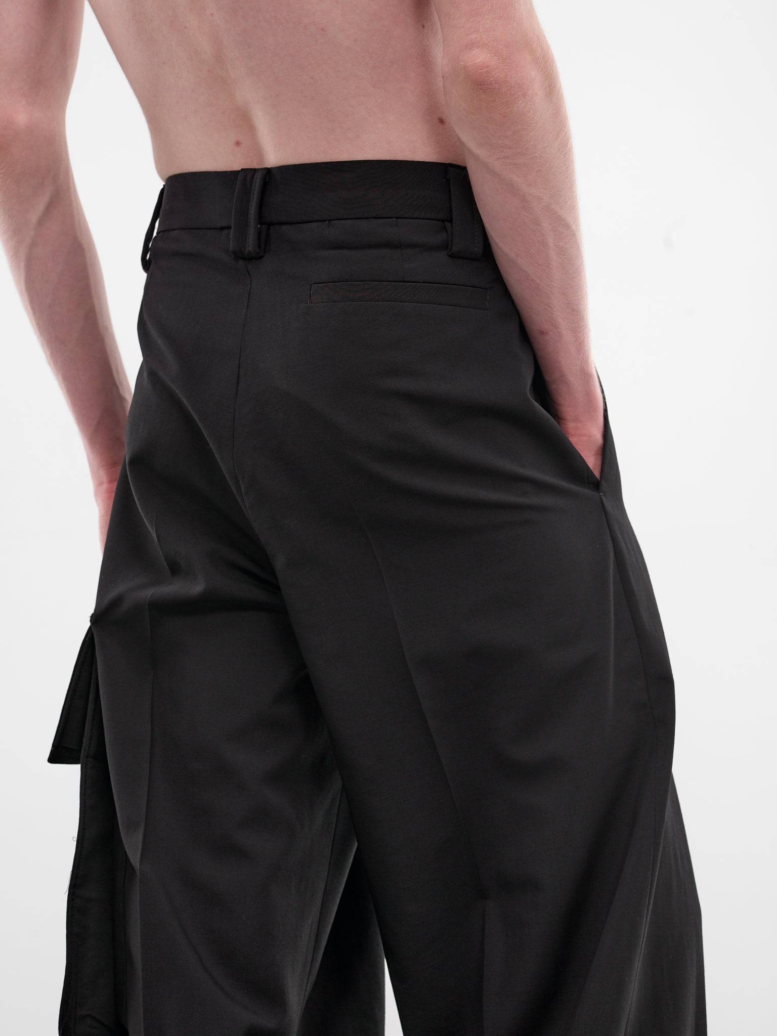 Black Cargo Major Pants (2006-CC24-BLACK)