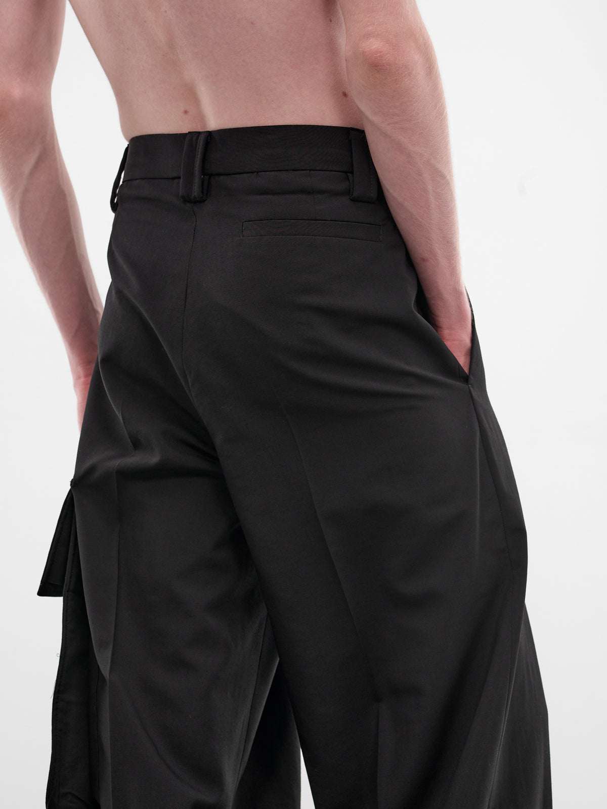 Black Cargo Major Pants (2006-CC24-BLACK)