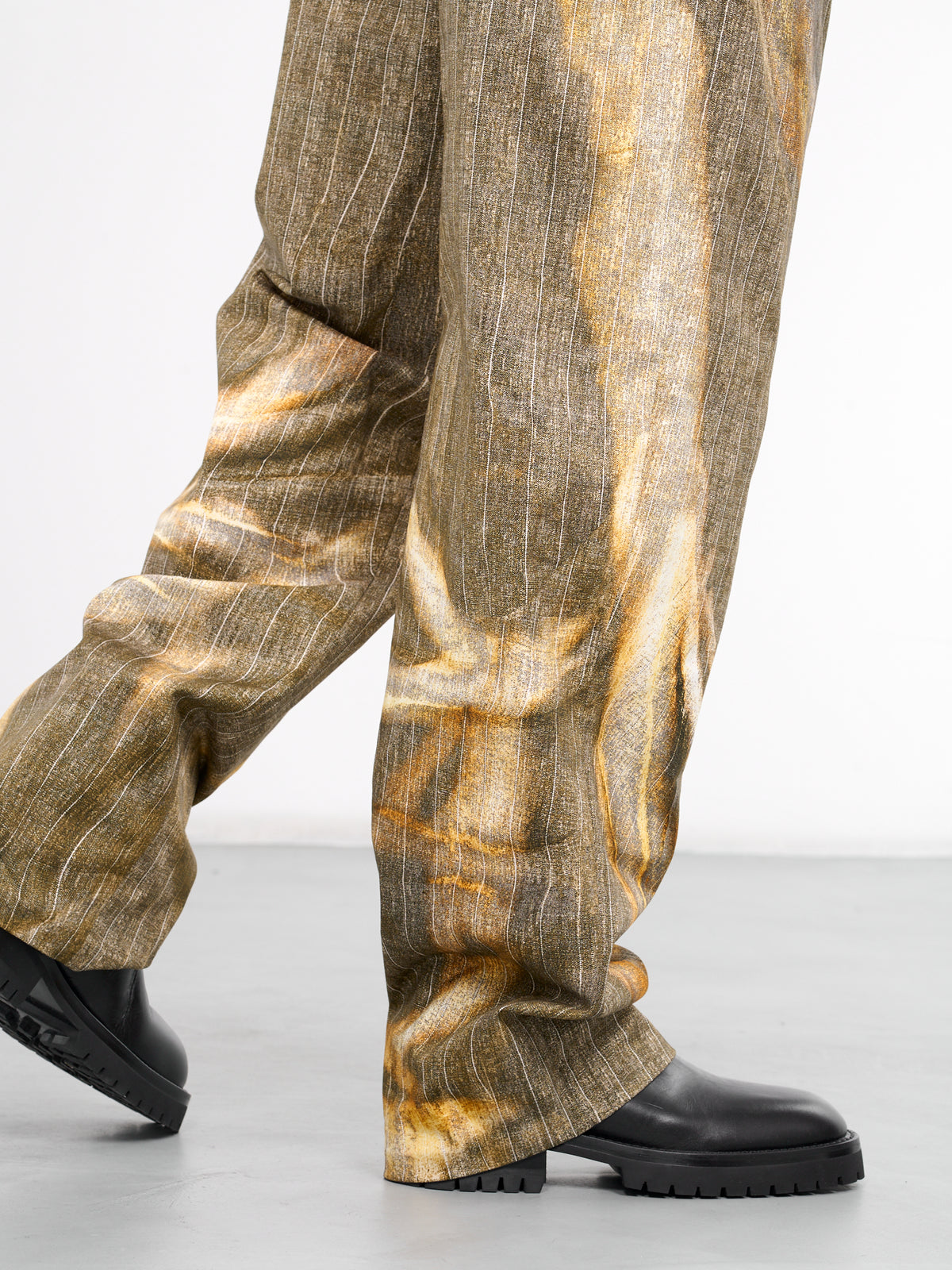 Sun Bleached Pinstripe Trousers (201PA002-F503-BEIGE-STRIPE)