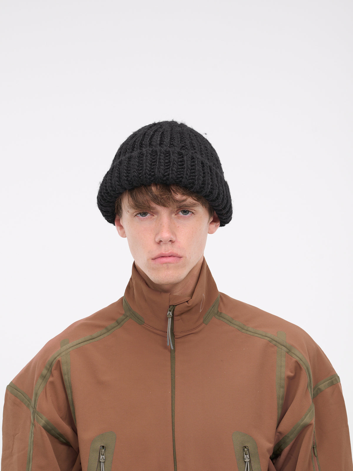 Knit Beanie (201YA01-BLK0001-BLACK)