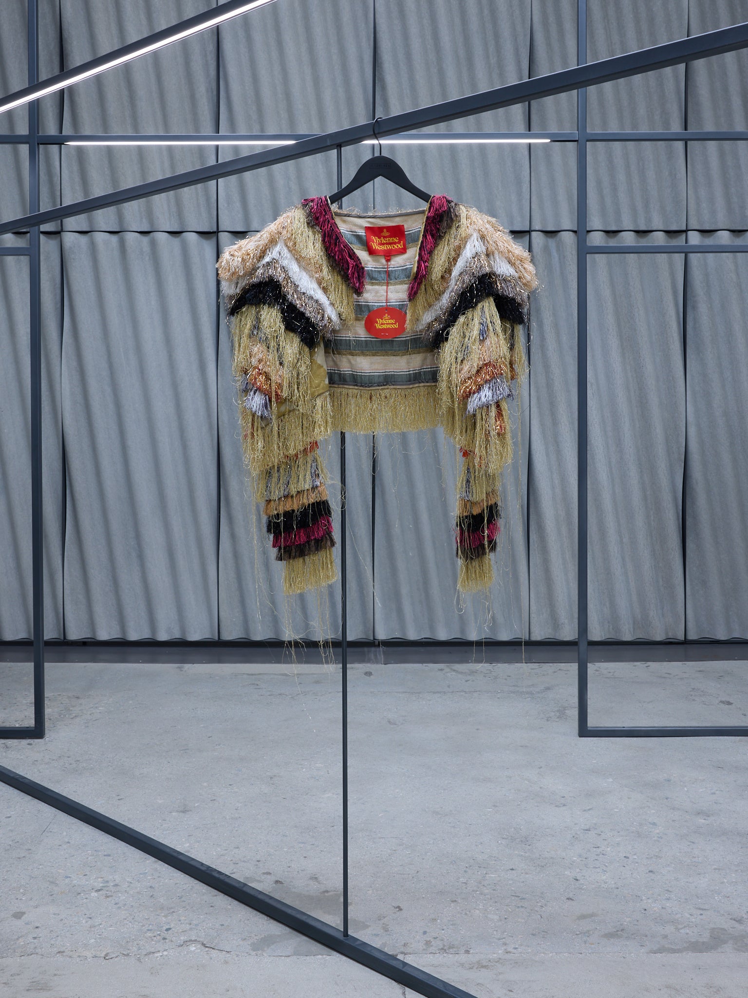 Tiered Fringe Jacket (S26AM0133-S47541-002F)